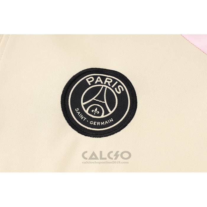 Tuta da Track di Felpa Paris Saint-Germain Jordan Bambino 2024-2025 Giallo